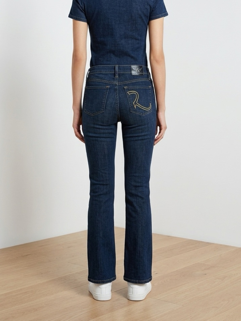 Rock & Republic Dark Blue Flare Jeans | Size 28 | Vintage Style | Cotton
